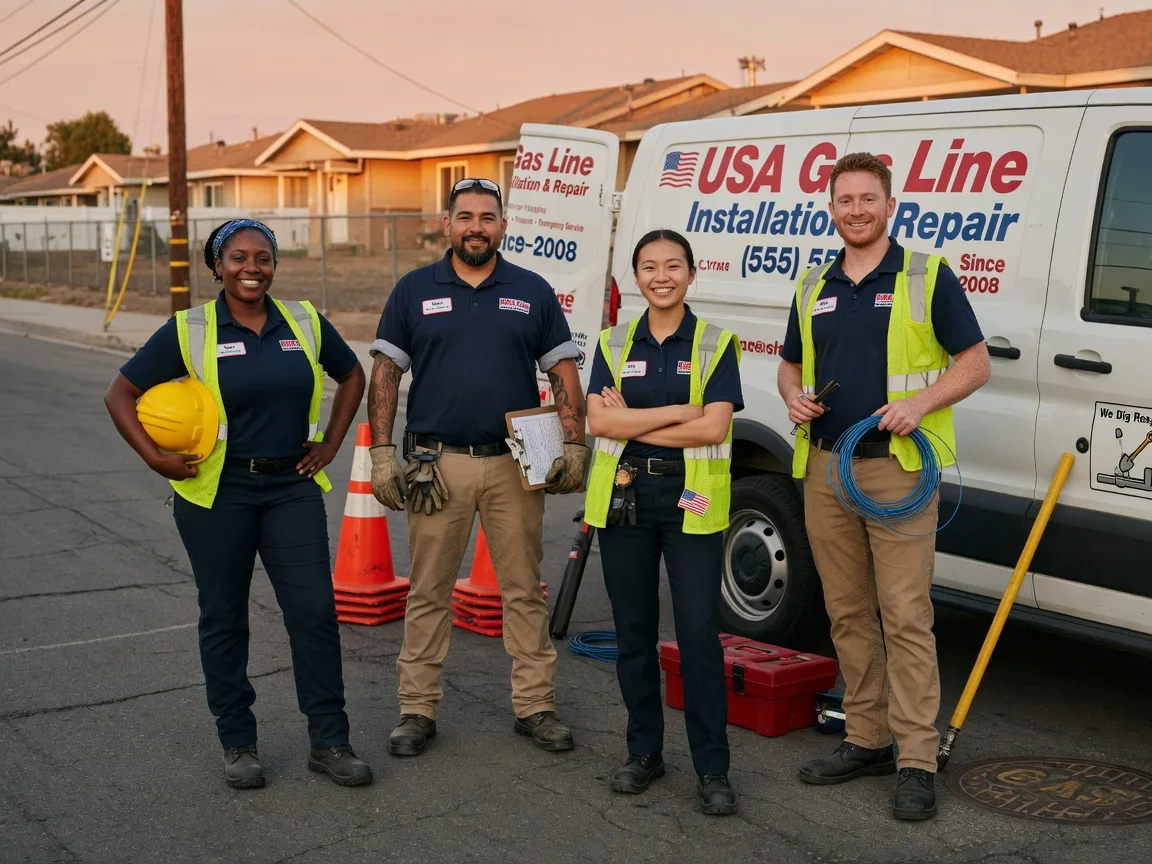 Gas Line Installation company in Clontarf, MN